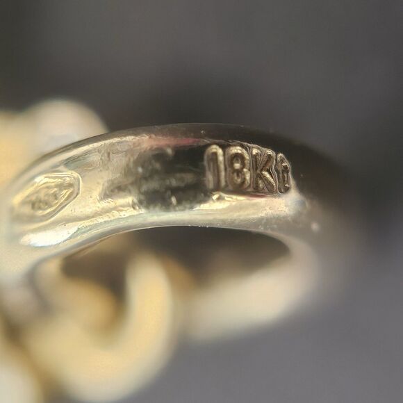 RARE Pomellato Jewelry Queen Diamond 18k Yellow Gold Charm Pendant Movable Arms - Picture 8 of 11